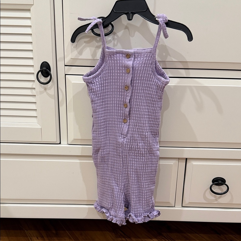 Zara Lilac Knit Kids Romper